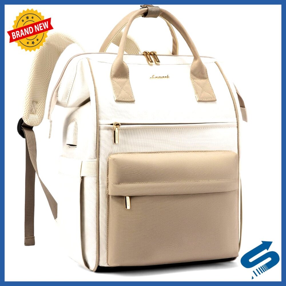 Large Capacity Laptop Backpack With Usb Port Waterproof Travel Work Bag